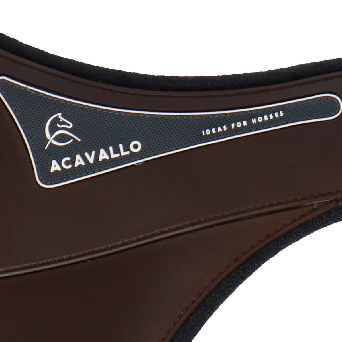 Acavallo Sattelgurt Comfort Gel mit Bauchlatz Braun