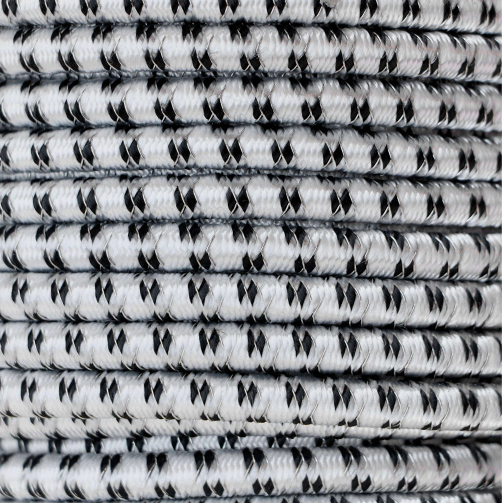 Corral Elektroseil Elastisch Schwarz/Weiß