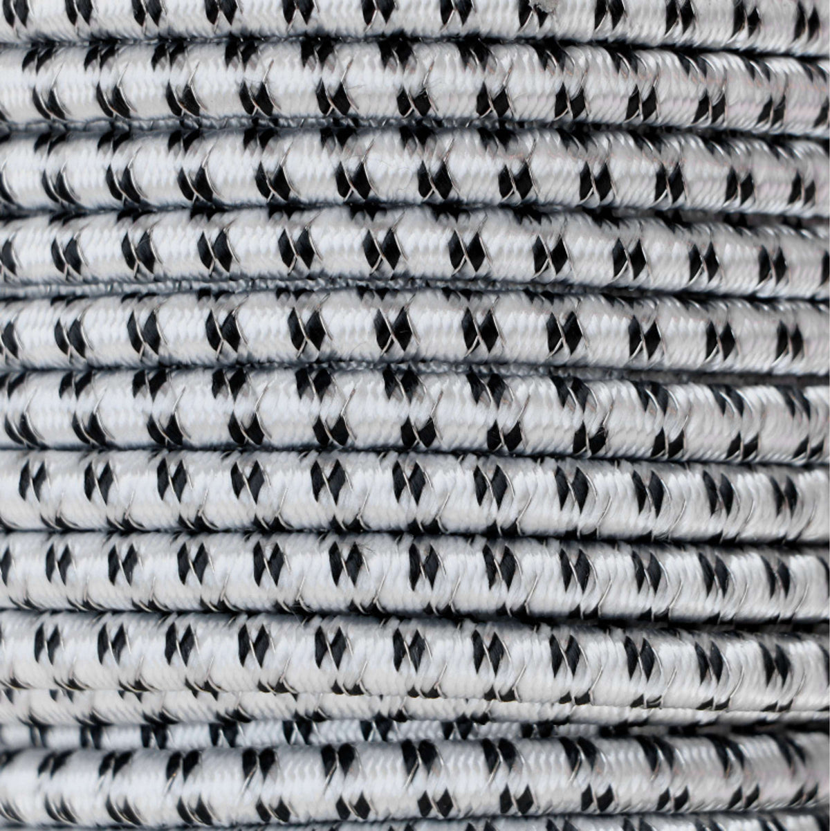 Corral Elektroseil Elastisch Schwarz/Weiß