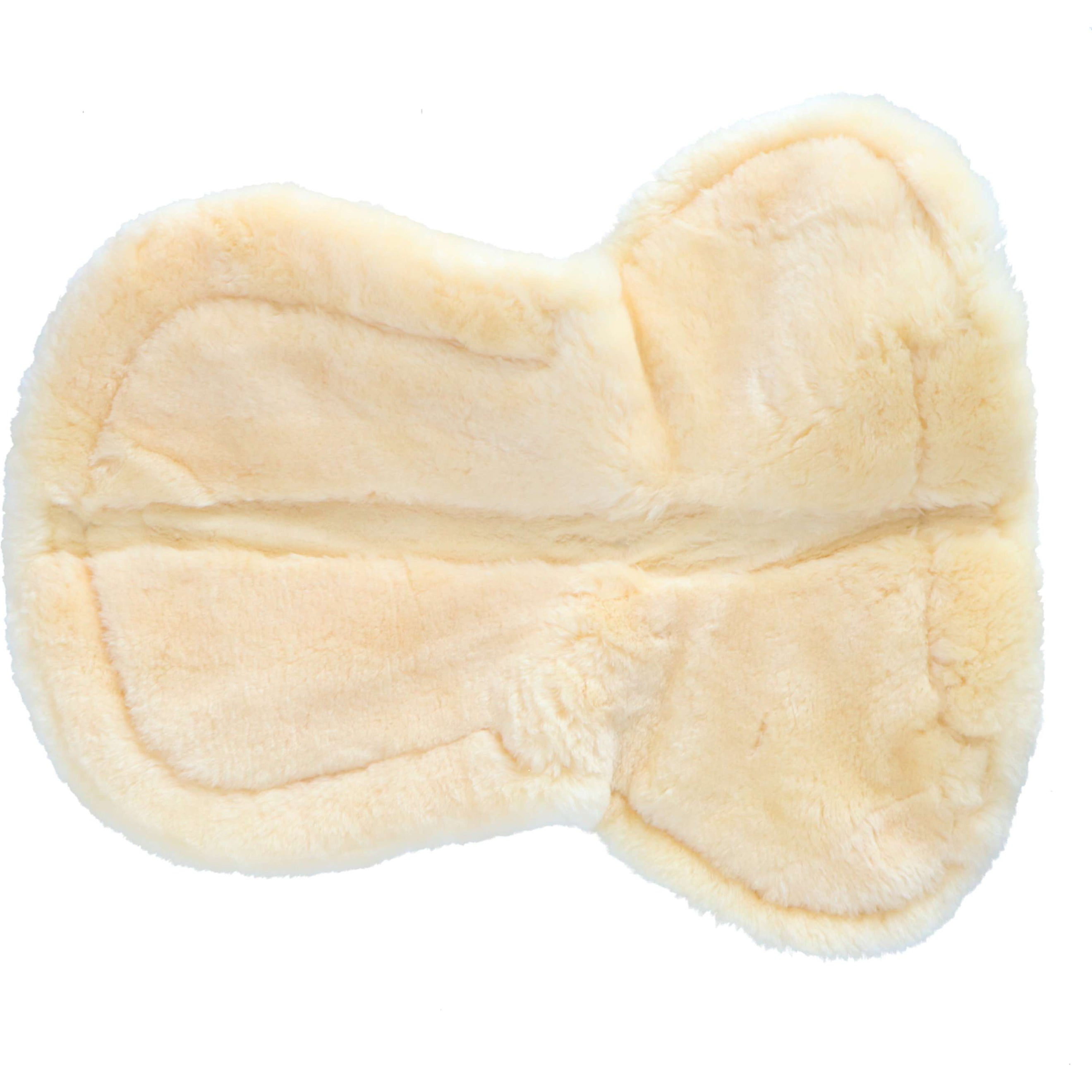 Kavalkade Unterleger mit Lammfell und Inlays Schwarz/Beige Kavalkade Unterleger mit Lammfell und Inlays Schwarz/Beige