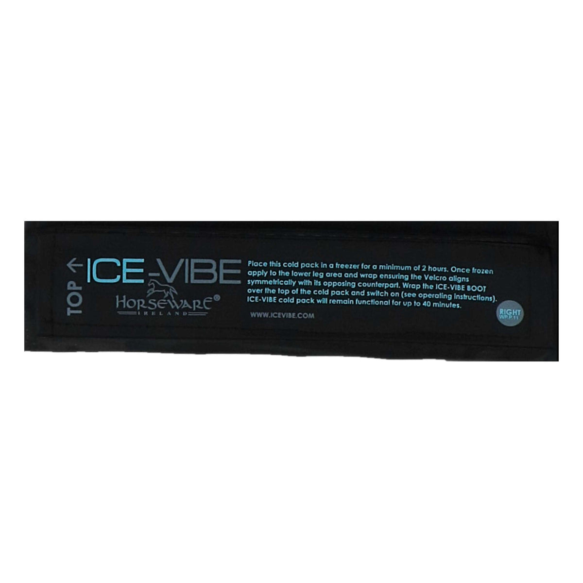 Ice-Vibe Cold Packs 2 Stück Schwarz