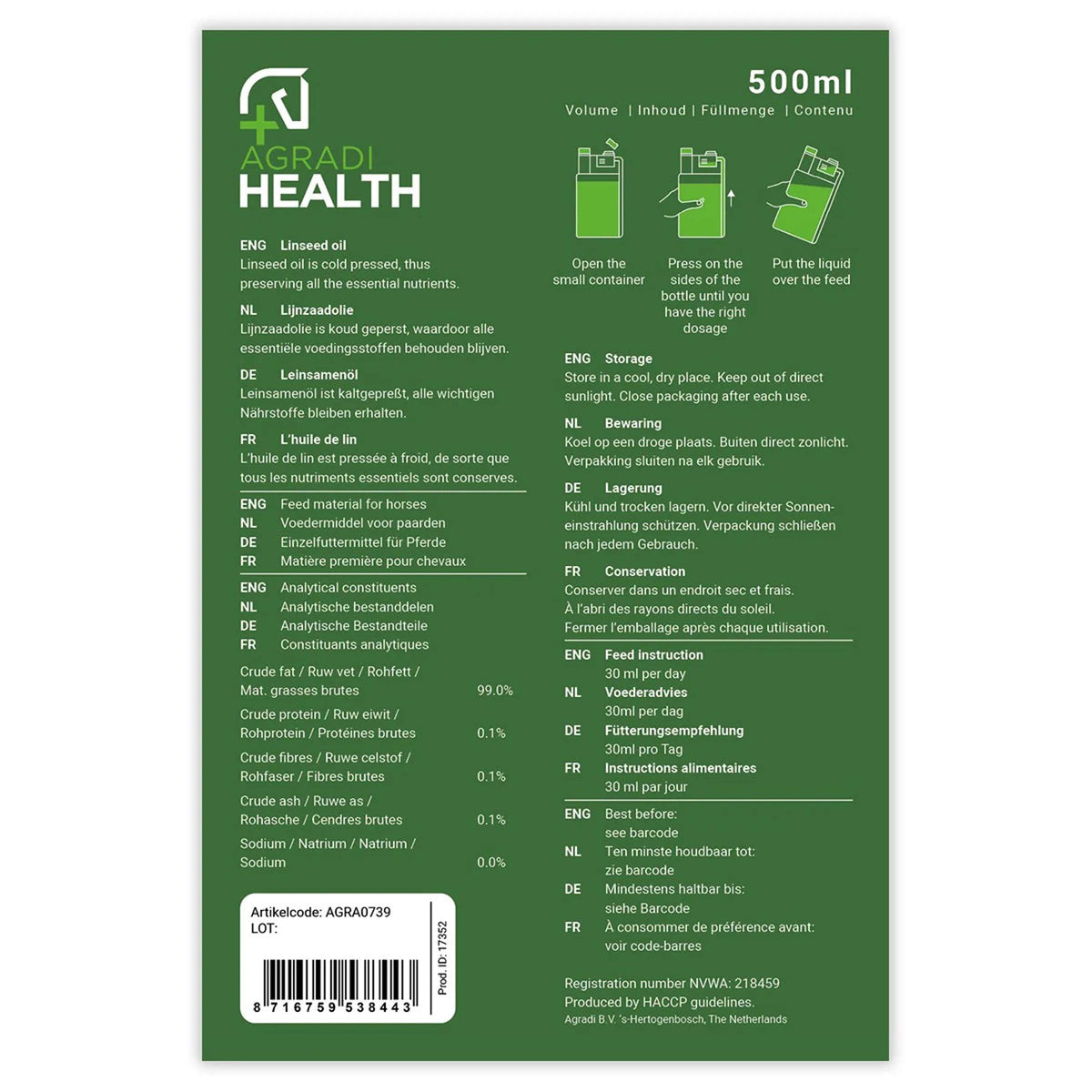 Agradi Health Leinöl Plus