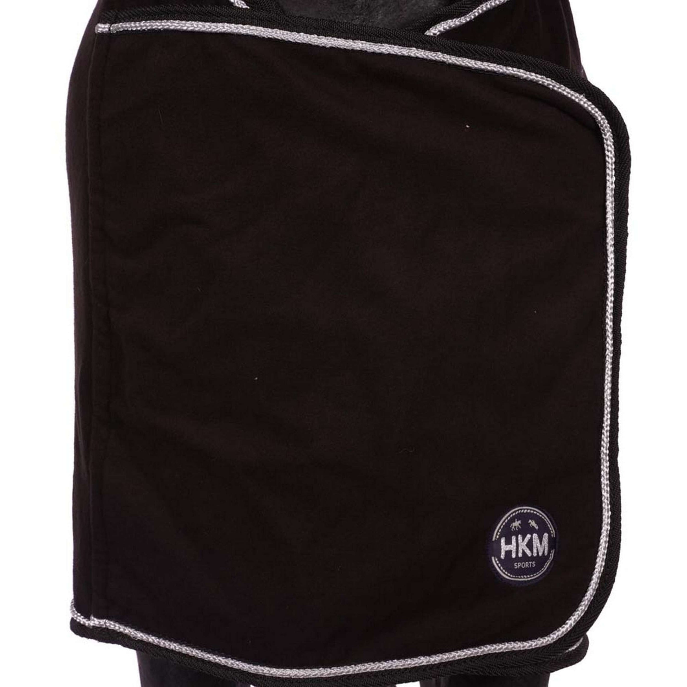 HKM Fleecedecke mit Kragen Schwarz HKM Fleecedecke mit Kragen Schwarz