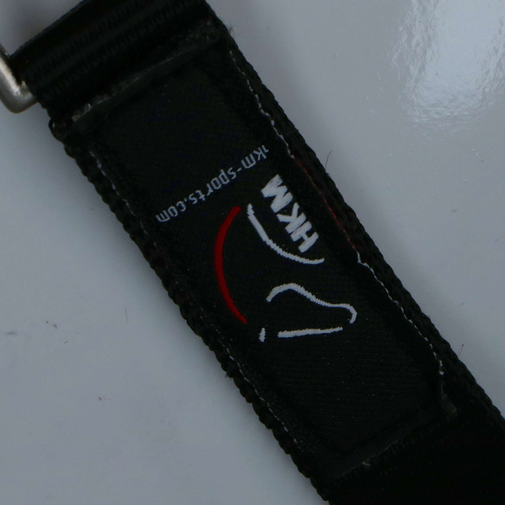 HKM Halfterset Crystal, weich unterlegt Schwarz/Grau
