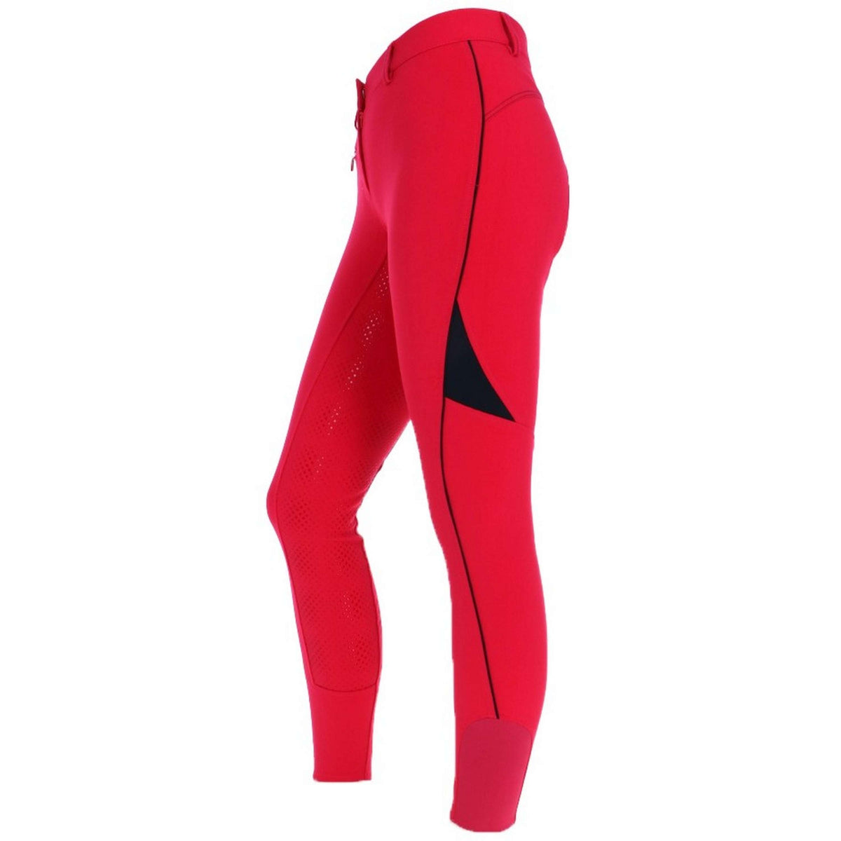 HKM Pro Team Reithose Neon Sports Team 3/4 Silikonbesatz Rosa