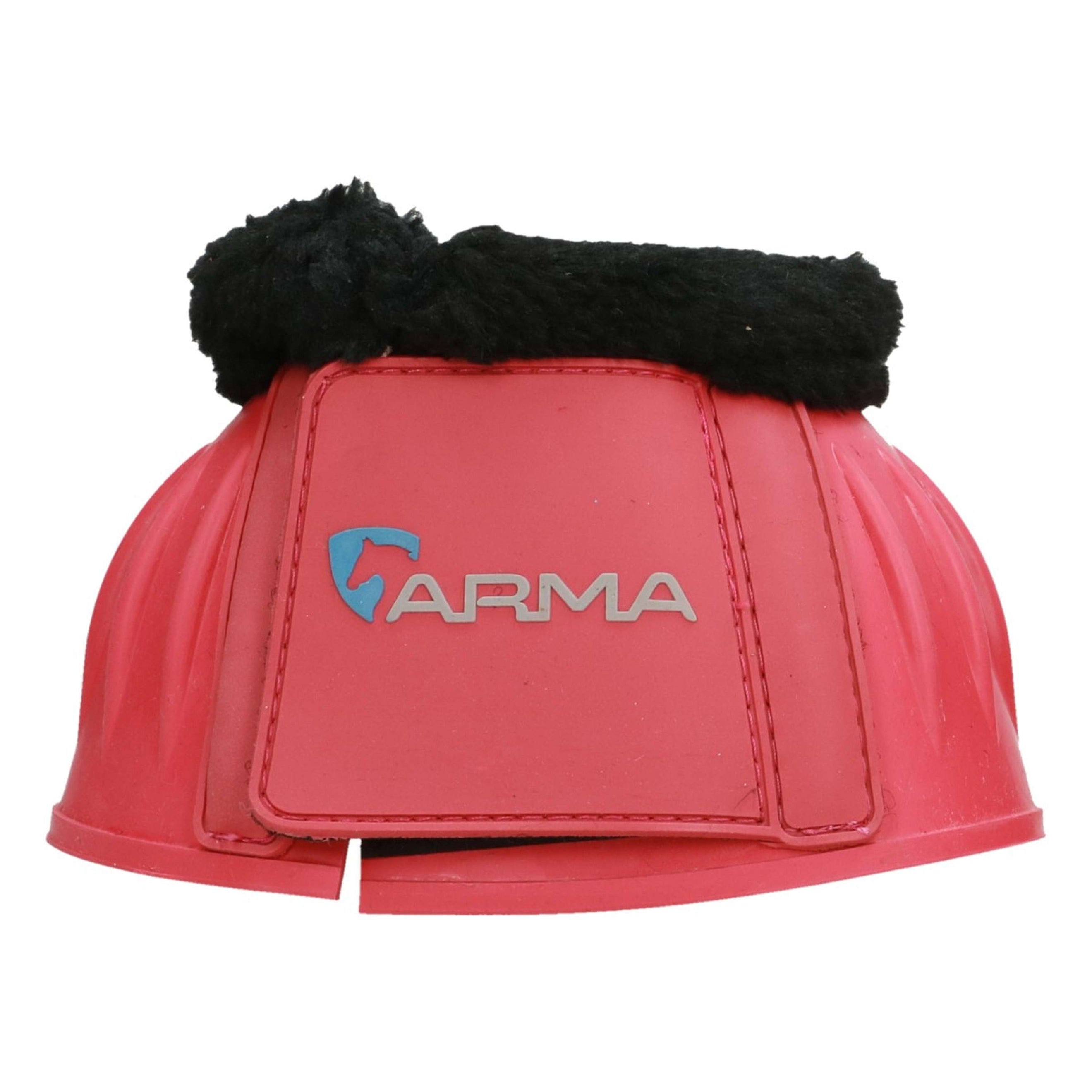 Arma by Shires Hufglocken Schwarzes Fleece Pink
