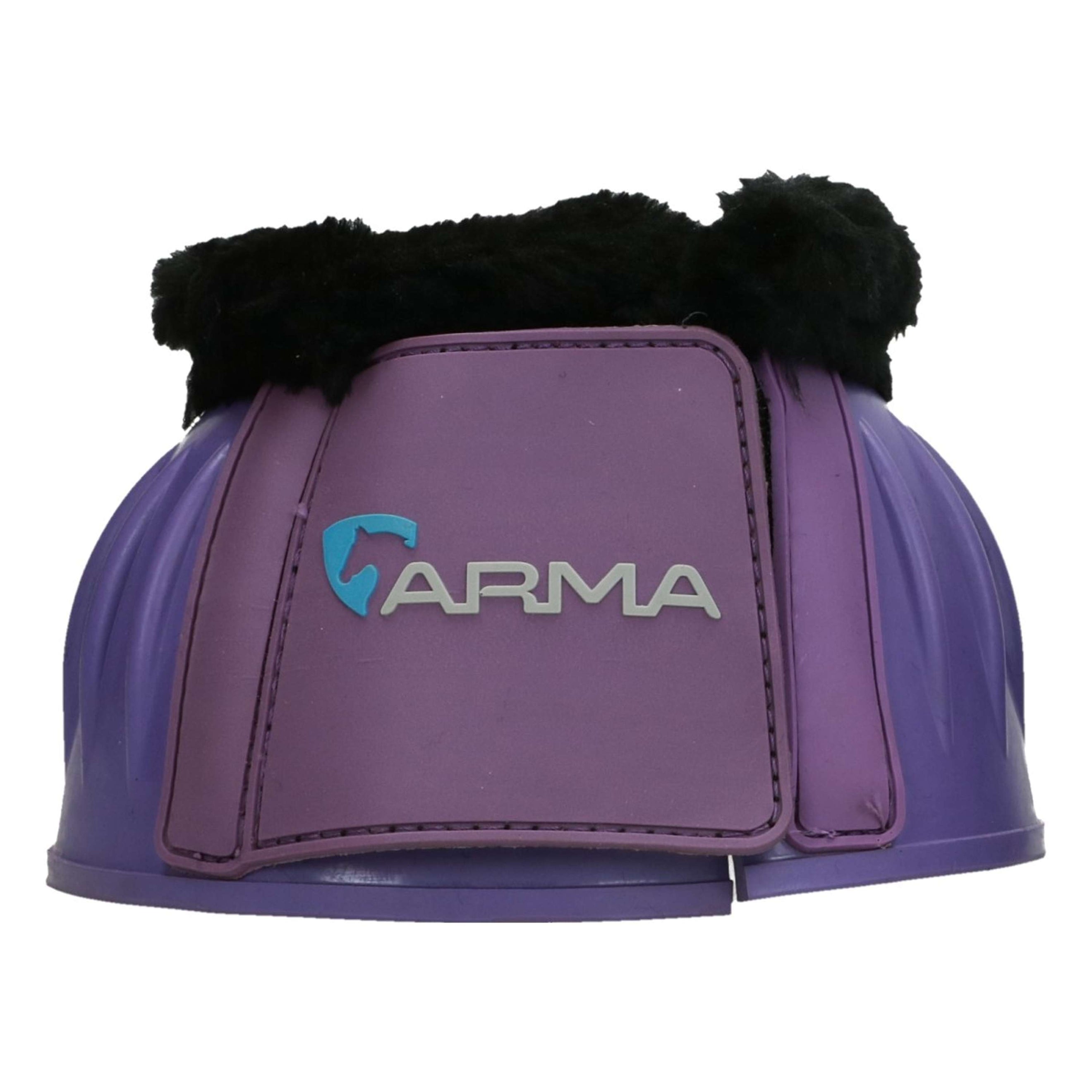 Arma by Shires Hufglocken Schwarzes Fleece Lila