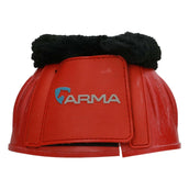 Arma by Shires Hufglocken Schwarzes Fleece Rot