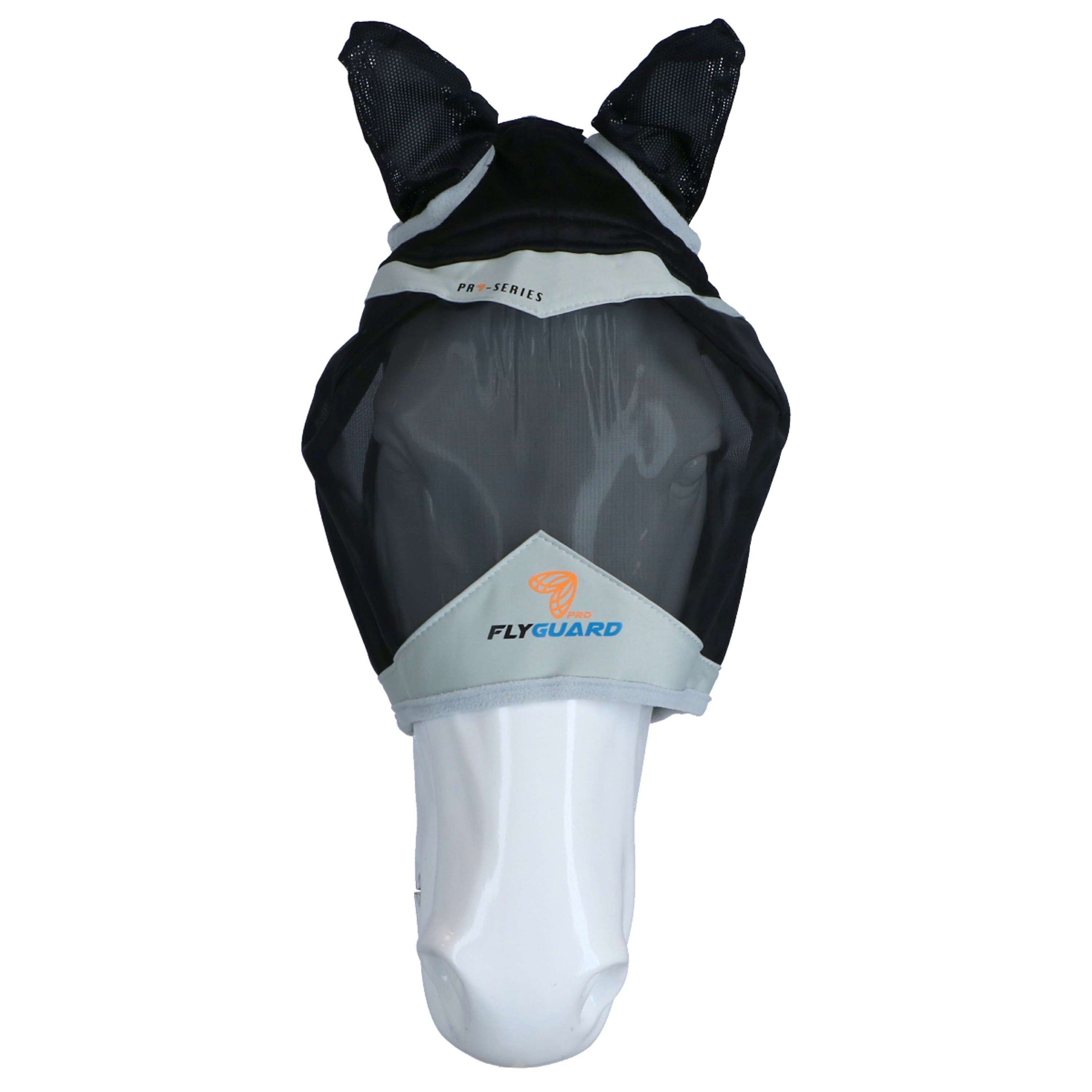Shires Fliegenmaske mit Ohren Mesh Schwarz Shires Fliegenmaske mit Ohren Mesh Schwarz