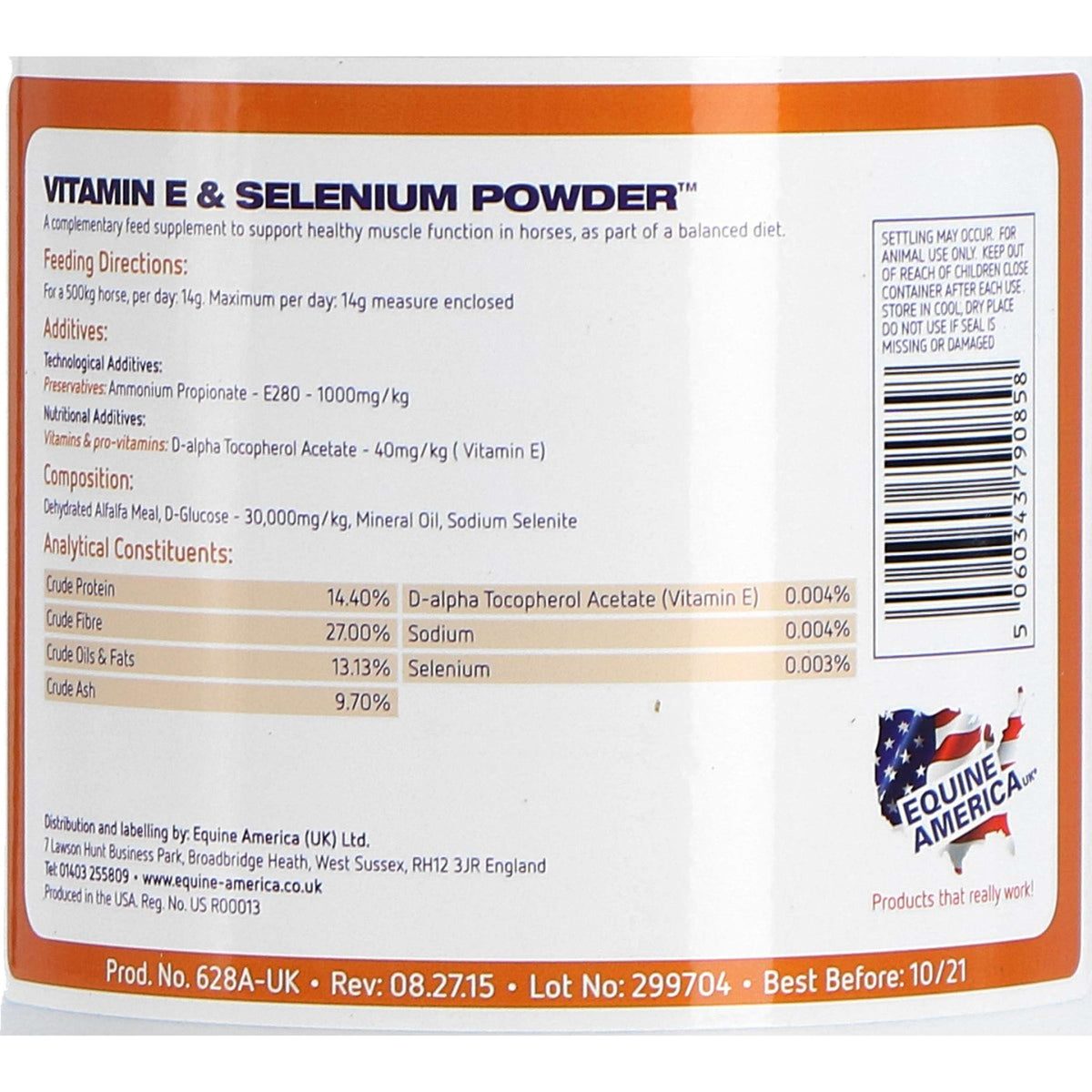 Equine America Vitamin E and Selenium