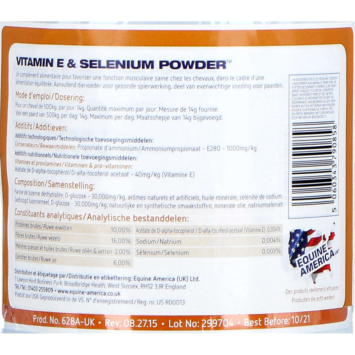 Equine America Vitamin E and Selenium