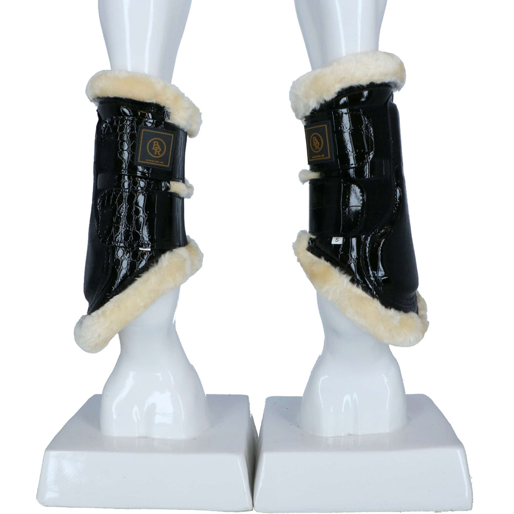 BR Beinschutz Majestic Lacquer Schwarz