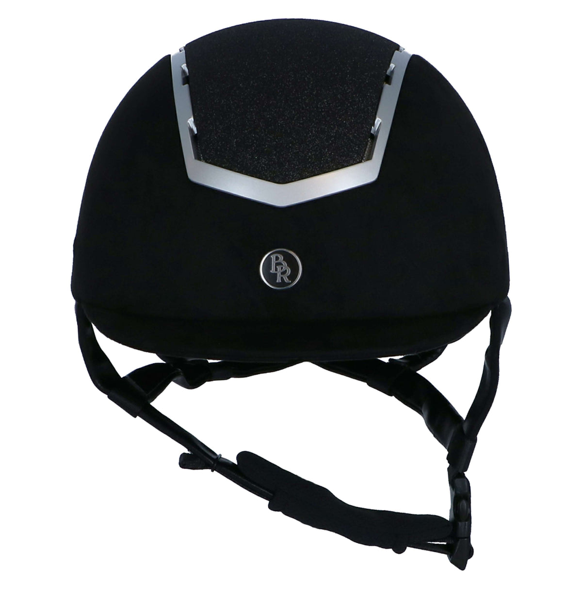 glitzer fahrradhelm BR Reithelm Sigma Microfaser mit Glitzer Top VG1 Schwarz