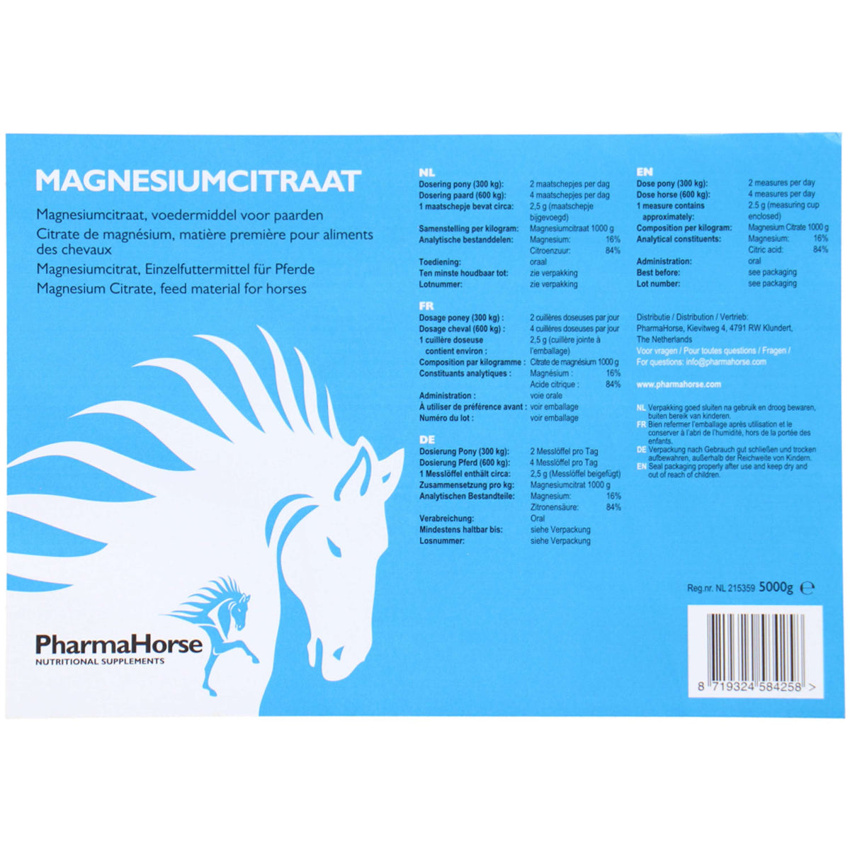 PharmaHorse Magnesium Citrat