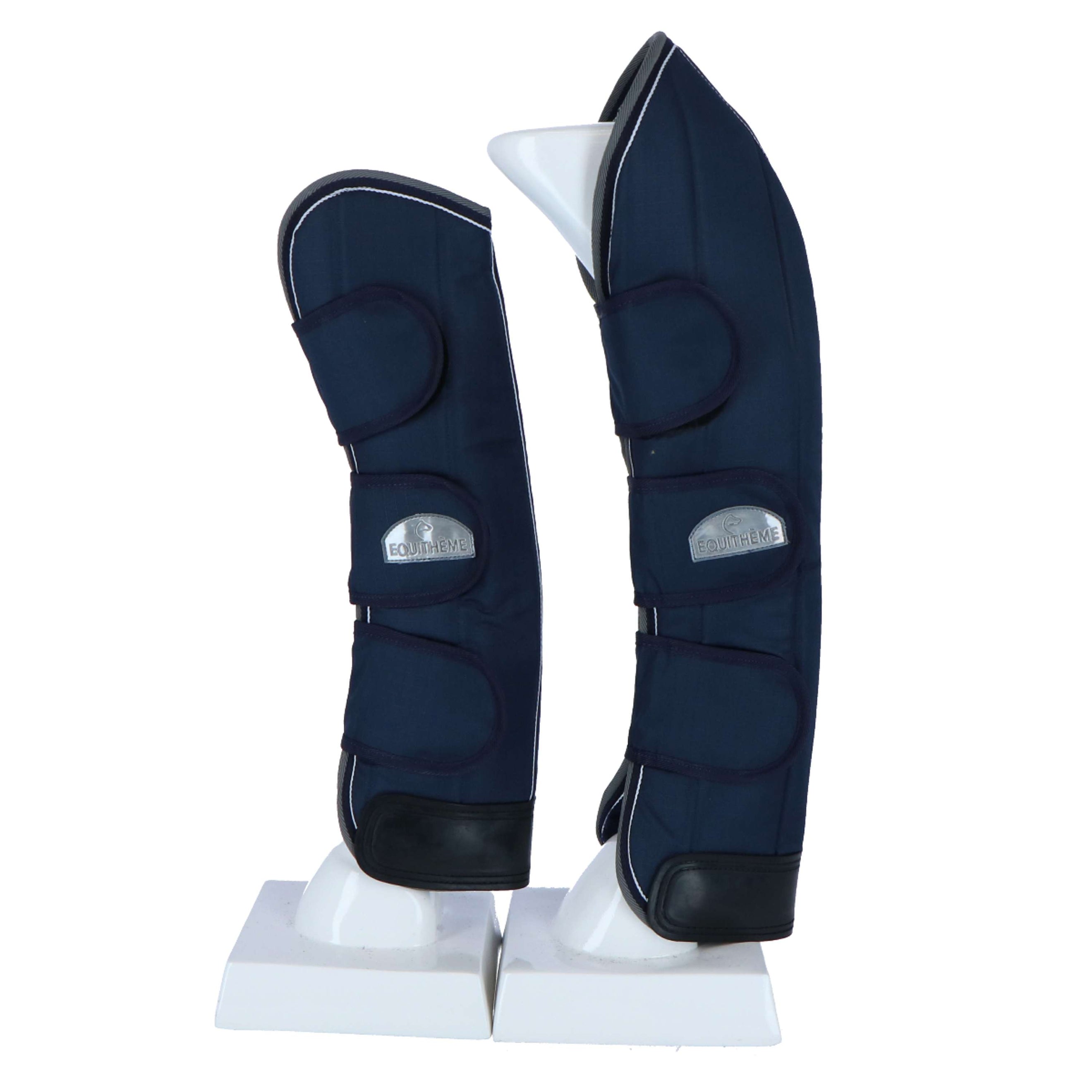 EQUITHÈME Transportgamaschen 600D Marine Blau/Grau/Weiß EQUITHÈME Transportgamaschen 600D Marine Blau/Grau/Weiß