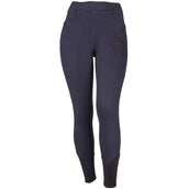 HKM Reitleggings Yvi Silikon Vollbesatz Dunkel blau