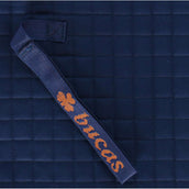 Bucas Therapy Schabracke Dressur Navy Orange