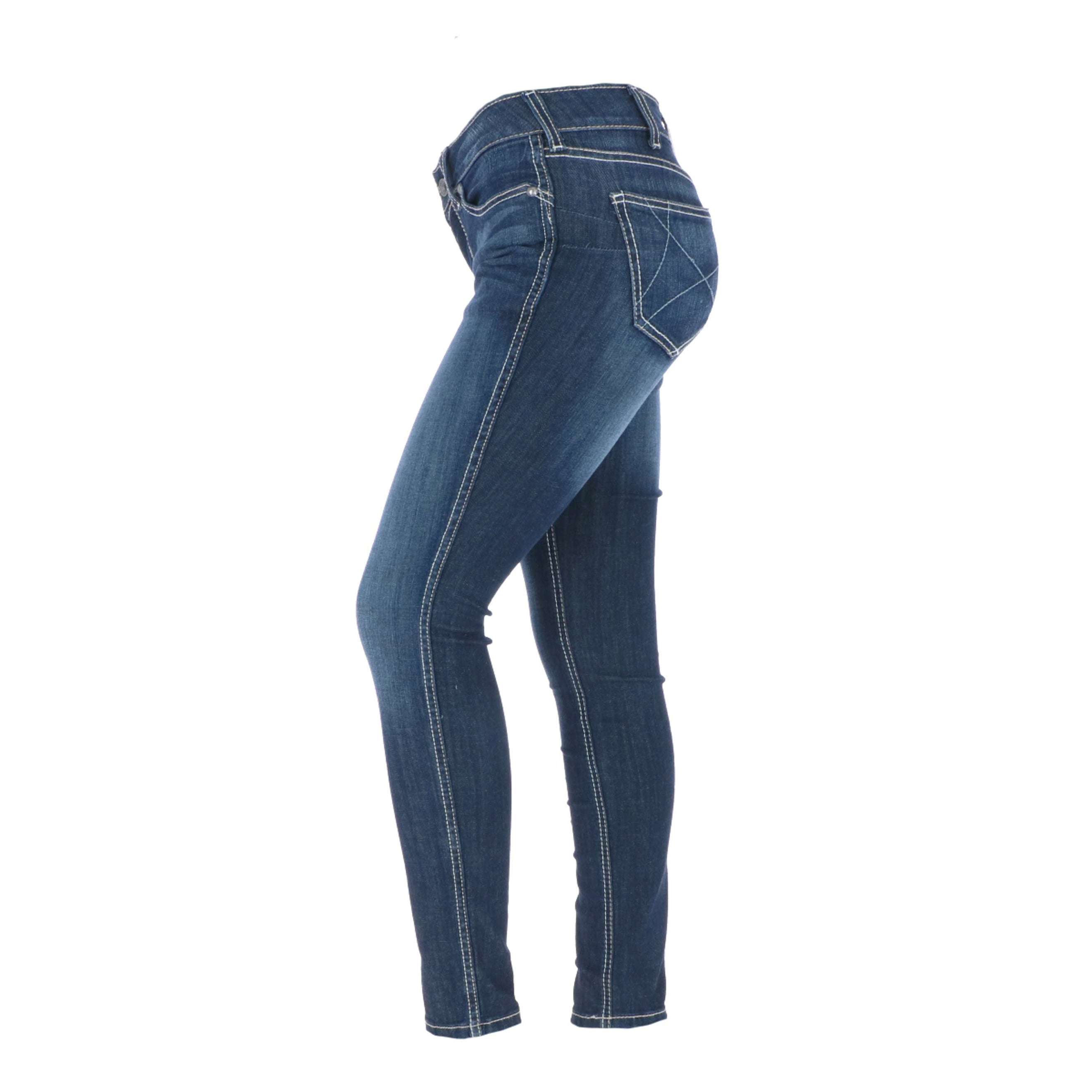 Ariat Western Denim R.E.A.L. Med Rise Skinny Ella Woman's Himmel Ariat Western Denim R.E.A.L. Med Rise Skinny Ella Woman's Himmel