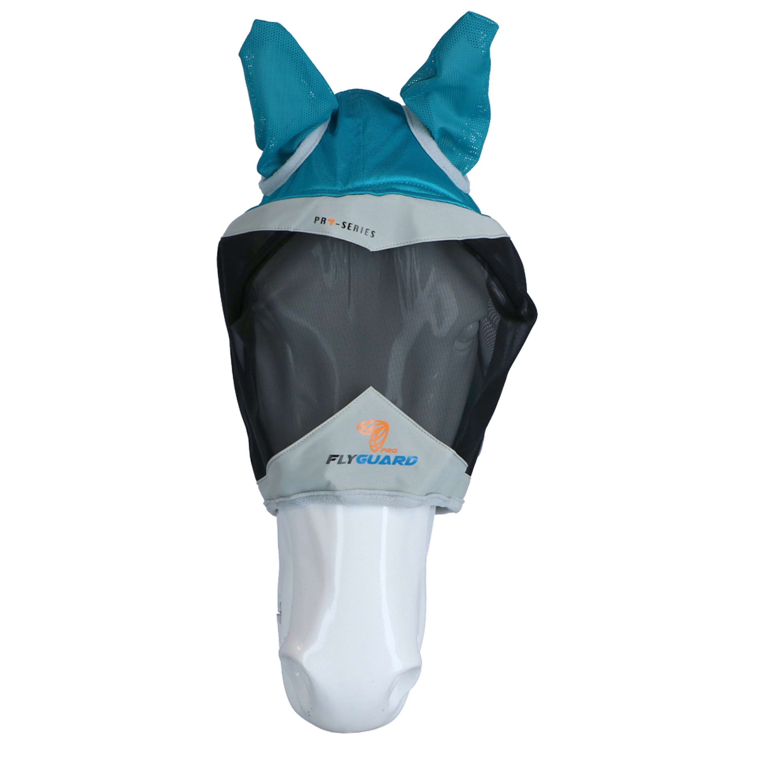 Shires Fliegenmaske mit Ohren Mesh Teal Shires Fliegenmaske mit Ohren Mesh Teal