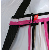 Imperial Riding Fliegenstirnband Nylon mit Klettverschluss Neon Pink