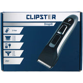 Clipster Akku Tondeuse DropiX Silber/Schwarz