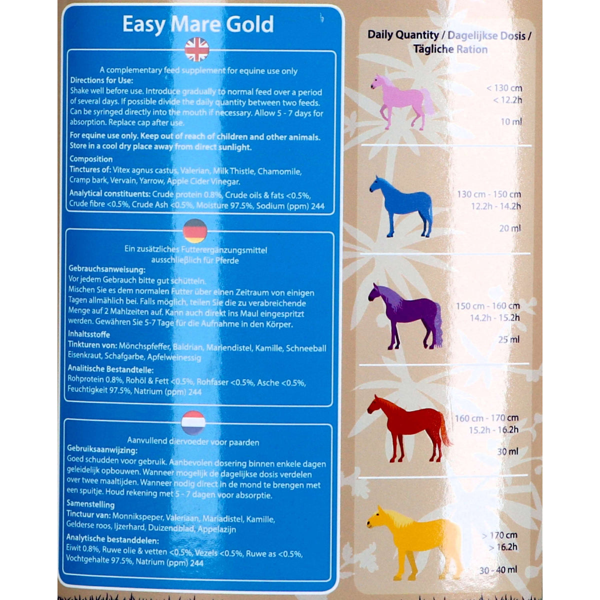 Hilton Herbs Easy Mare Gold