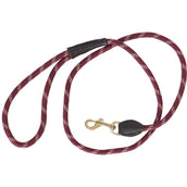 Weatherbeeta Dog Lead Rope Leather Burgundy/Brown