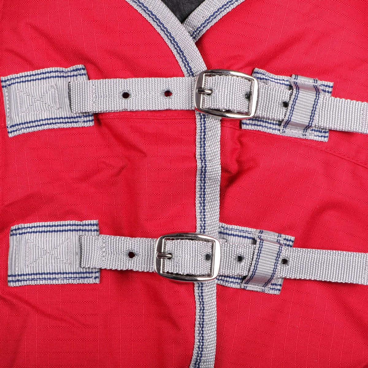 Weatherbeeta Heavy Turnout Rug Combo Neck Comfitec Classic 300g Red/Silver/Navy