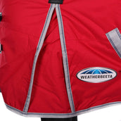 Weatherbeeta Winterdecke Comfitec Classic Combo Neck Medium/Lite 100g 600D 100g Rot/Silber/Navy