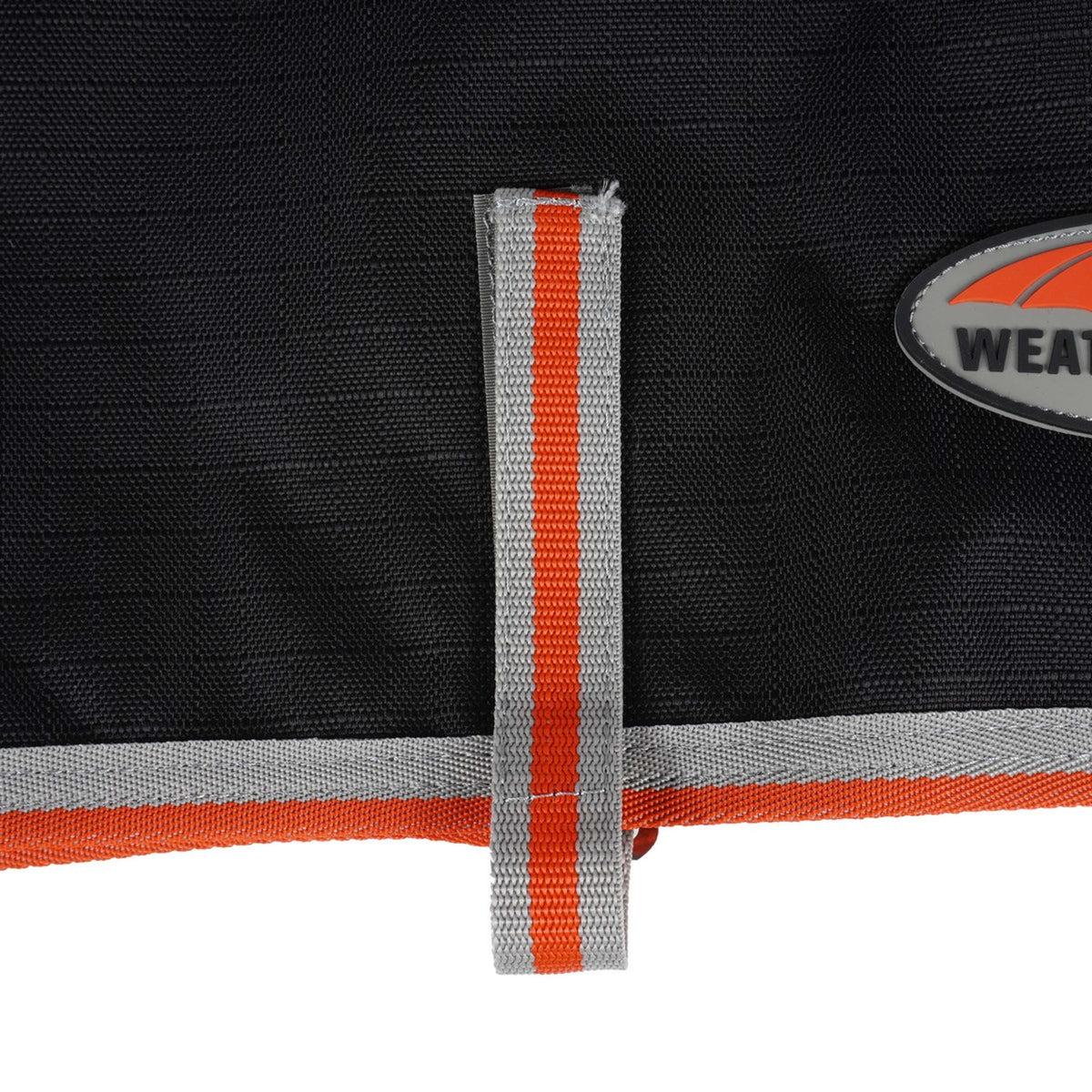 Weatherbeeta Dog Coat Therapy-Tec 1200D Schwarz/Silber/Rot