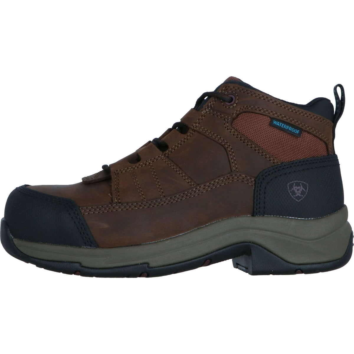 Ariat Stallschuhe Telluride Work H2O Stahlkappe Distressed Brown