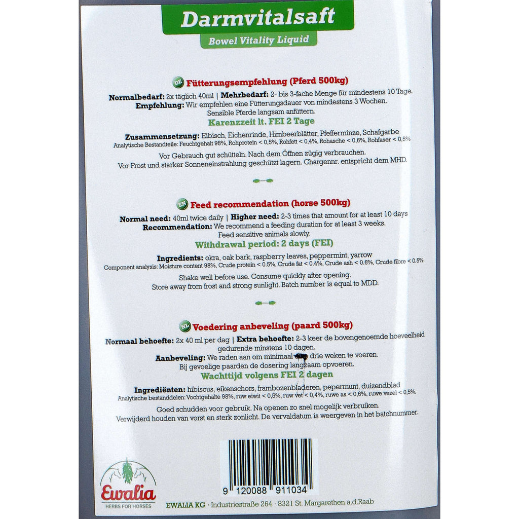 Ewalia Bowel Vitality Liquid Pferd