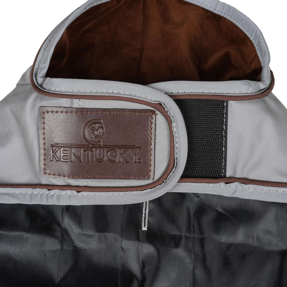 Kentucky Hundejacke Reflective & Water Repellent Silber