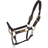 Kentucky Halfter Aus Leder und Seil Schwarz