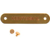 Kentucky Namensschild für Halfter Gold