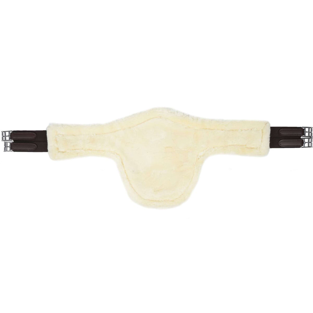 Kentucky Spring Sattelgurt Sheepskin Special Braun