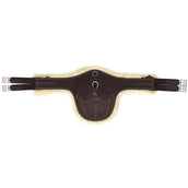 Kentucky Spring Sattelgurt Sheepskin Stud Braun