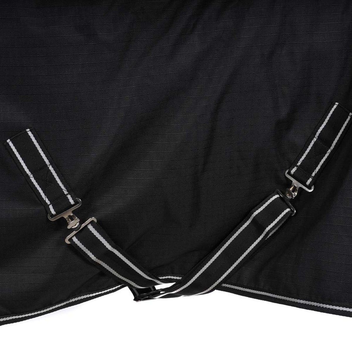 HKM Innsbruck Pferdedecke Schwarz Größe 155 – Wasserdicht, Atmungsaktiv Mit 400g Füllung & Polar Fleece