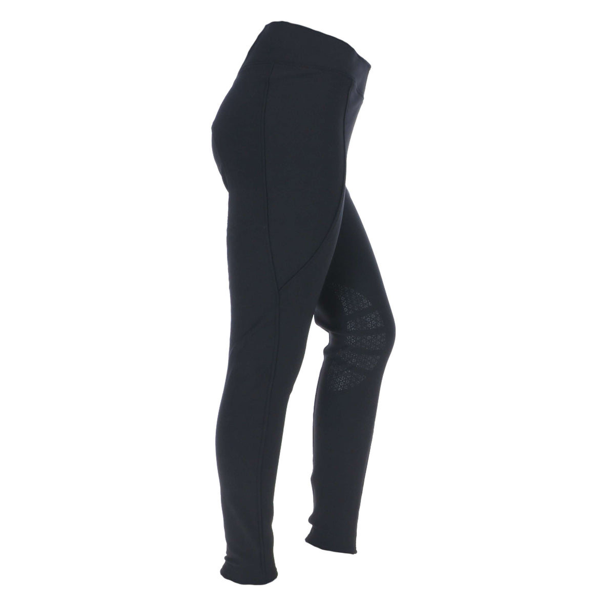 EQUITHÈME Reitleggings Dolomyt Softshell Schwarz