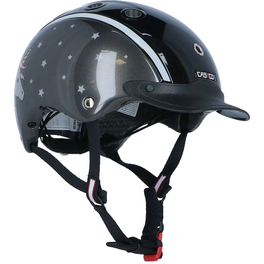 Casco Reithelm Nori Schwarz/Grau/Einhorn Casco Reithelm Nori Schwarz/Grau/Einhorn