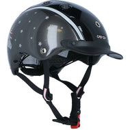 Casco Reithelm Nori Schwarz/Grau/Einhorn