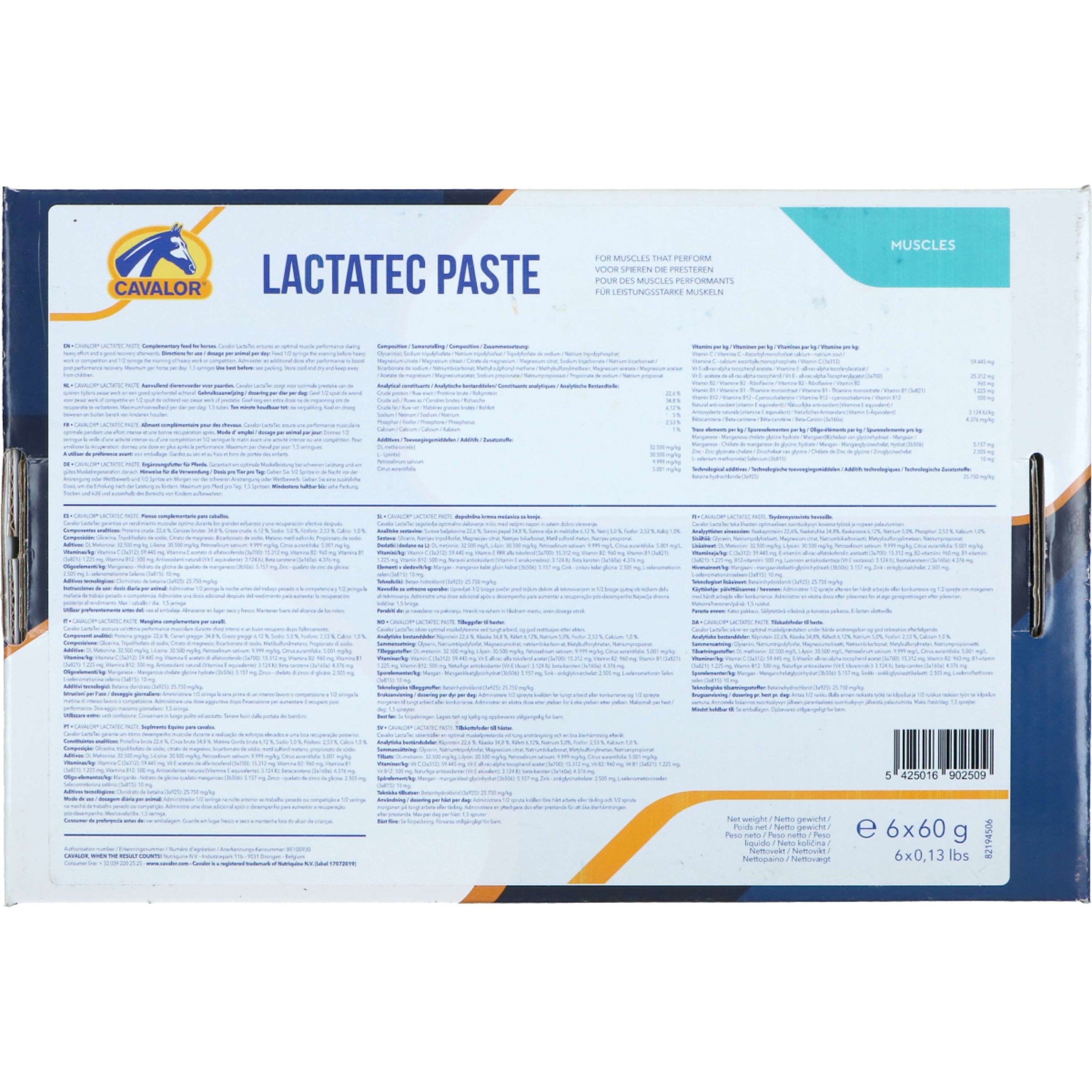 Cavalor Lactatec Paste Cavalor Lactatec Paste