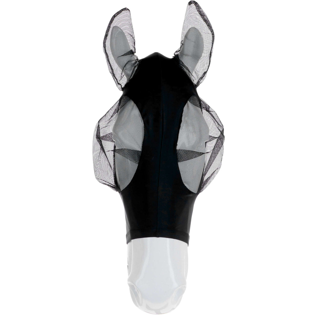 WeatherBeeta Fliegenmaske Stretch Bug Eye Saver mit Ohren Schwarz/Schwarz