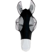 WeatherBeeta Fliegenmaske Stretch Bug Eye Saver mit Ohren Schwarz/Schwarz