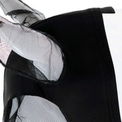 WeatherBeeta Fliegenmaske Stretch Bug Eye Saver mit Ohren Schwarz/Schwarz