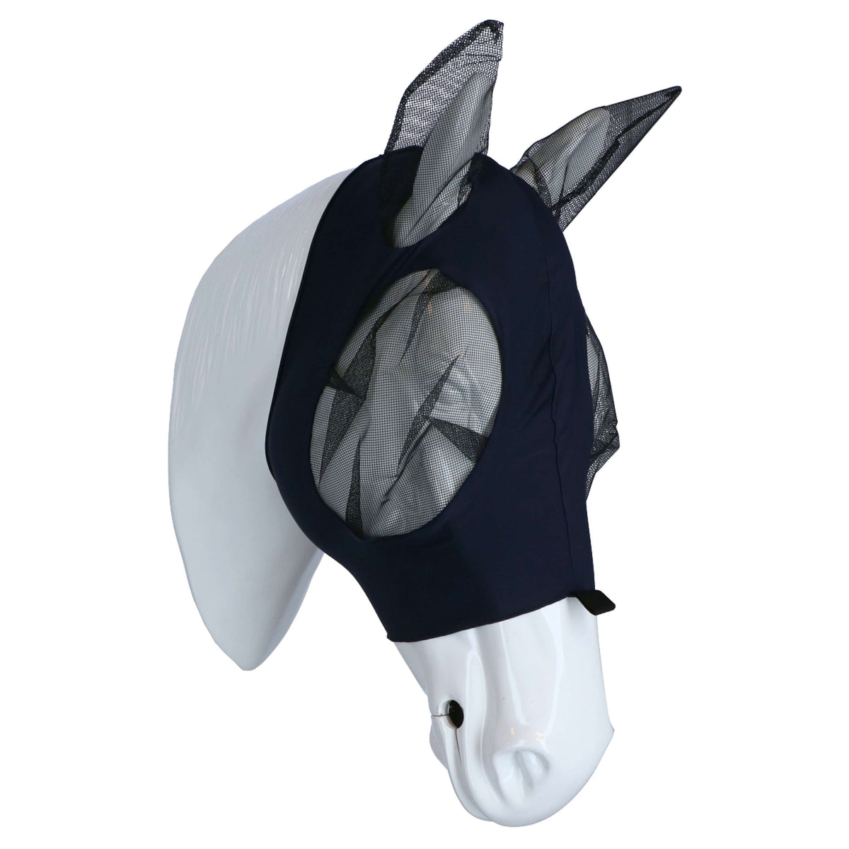 Weatherbeeta Fliegenmaske Stretch Bug Eye Saver mit Ohren Navy/Schwarz