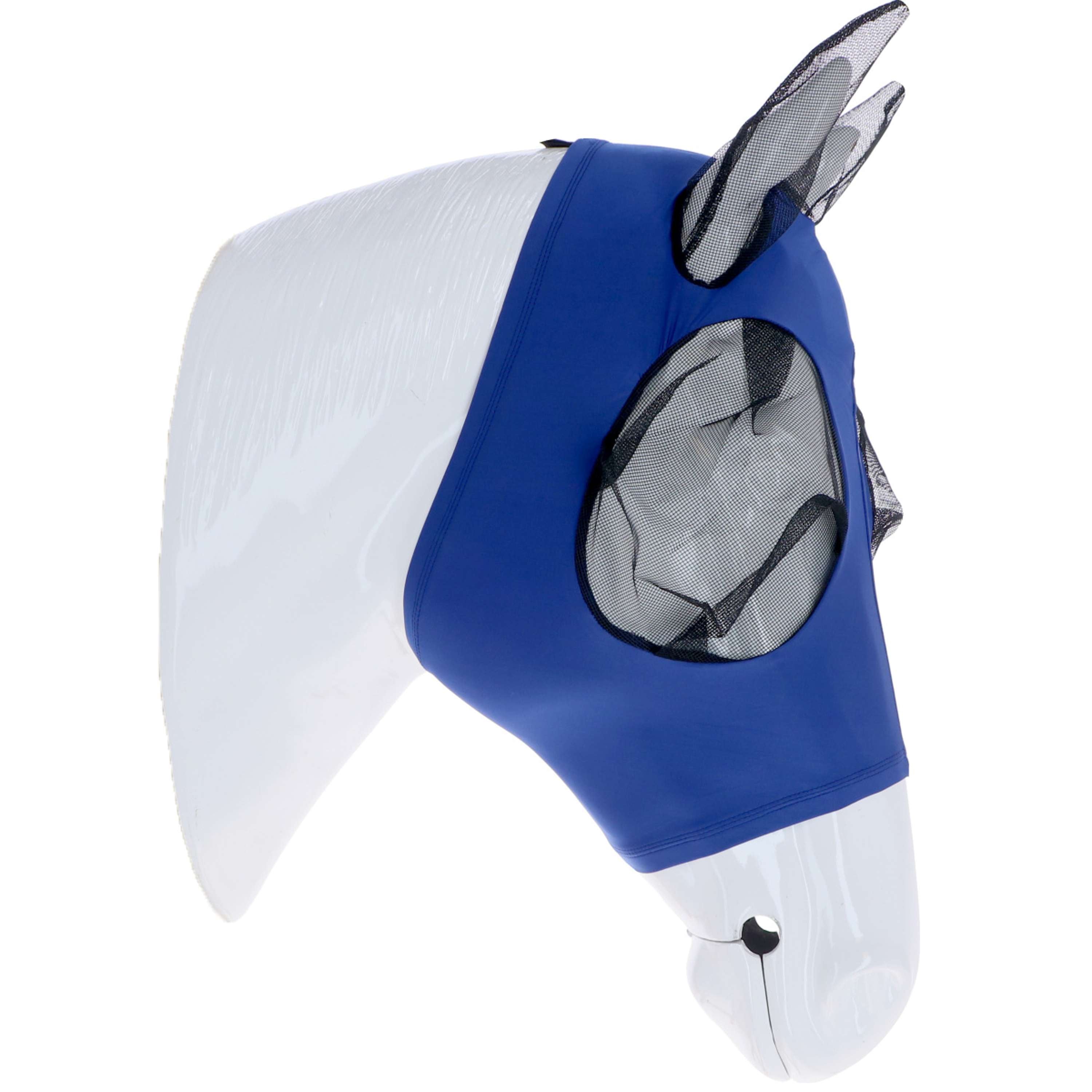 Weatherbeeta Fliegenmaske Stretch Bug Eye Saver mit Ohren Royal Blue/Schwarz