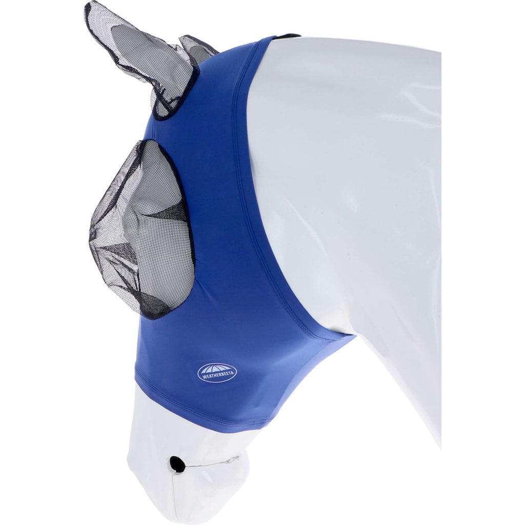 Weatherbeeta Fliegenmaske Stretch Bug Eye Saver mit Ohren Royal Blue/Schwarz
