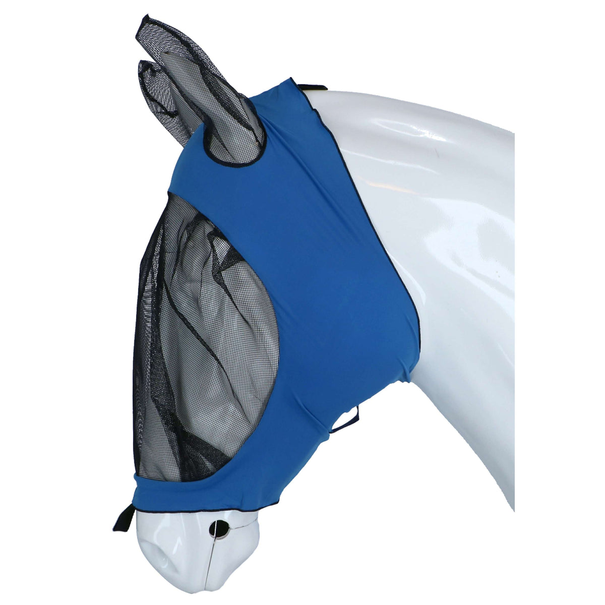 Weatherbeeta Fliegenmaske Stretch Eye Saver mit Ohren Royal Blue/Schwarz