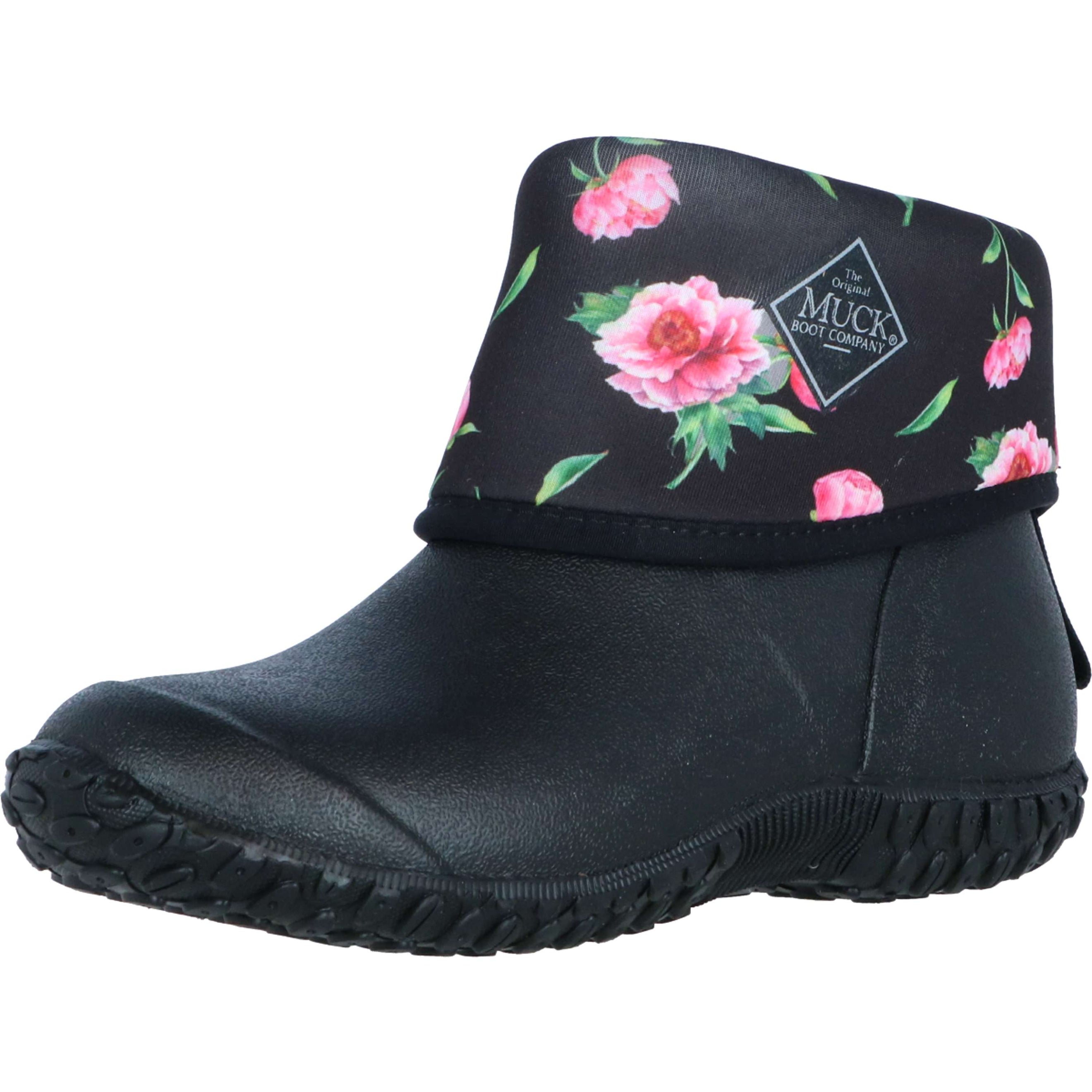 Muck Boot Muckster II Mid Damen Schwarz/Rosen Muck Boot Muckster II Mid Damen Schwarz/Rosen